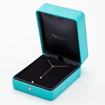Tiffany & Co, Elsa Peretti, kaulakoru, "Diamonds by the Yard", 18K kultaa ja kaksi briljanttihiottua timanttia.