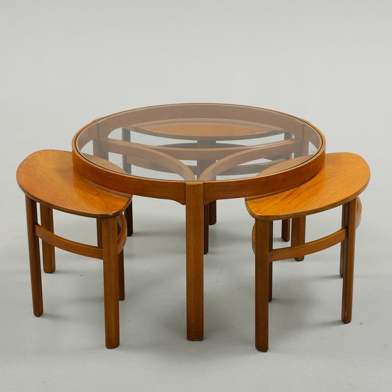 SOFFBORD, fyra delar, G plan, England, 1960-tal.