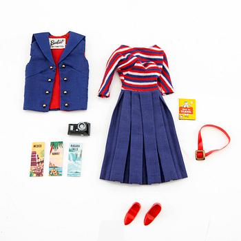 Midge and Ken, dolls 2 pcs., as well as clothes vintage "Midge" Mattel 1963, "Ken" Mattel 1964-65.
