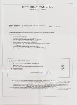 FERRARI, Officine Panerai, Granturismo, chronograph, wristwatch, 45 mm.