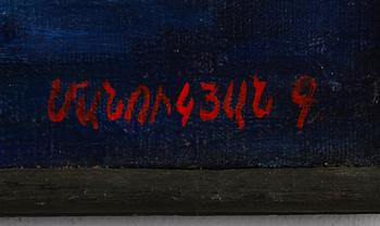 OKÄND KONSTNÄR, olja på duk, Ryssland, möjligen signerad Manoukyan.