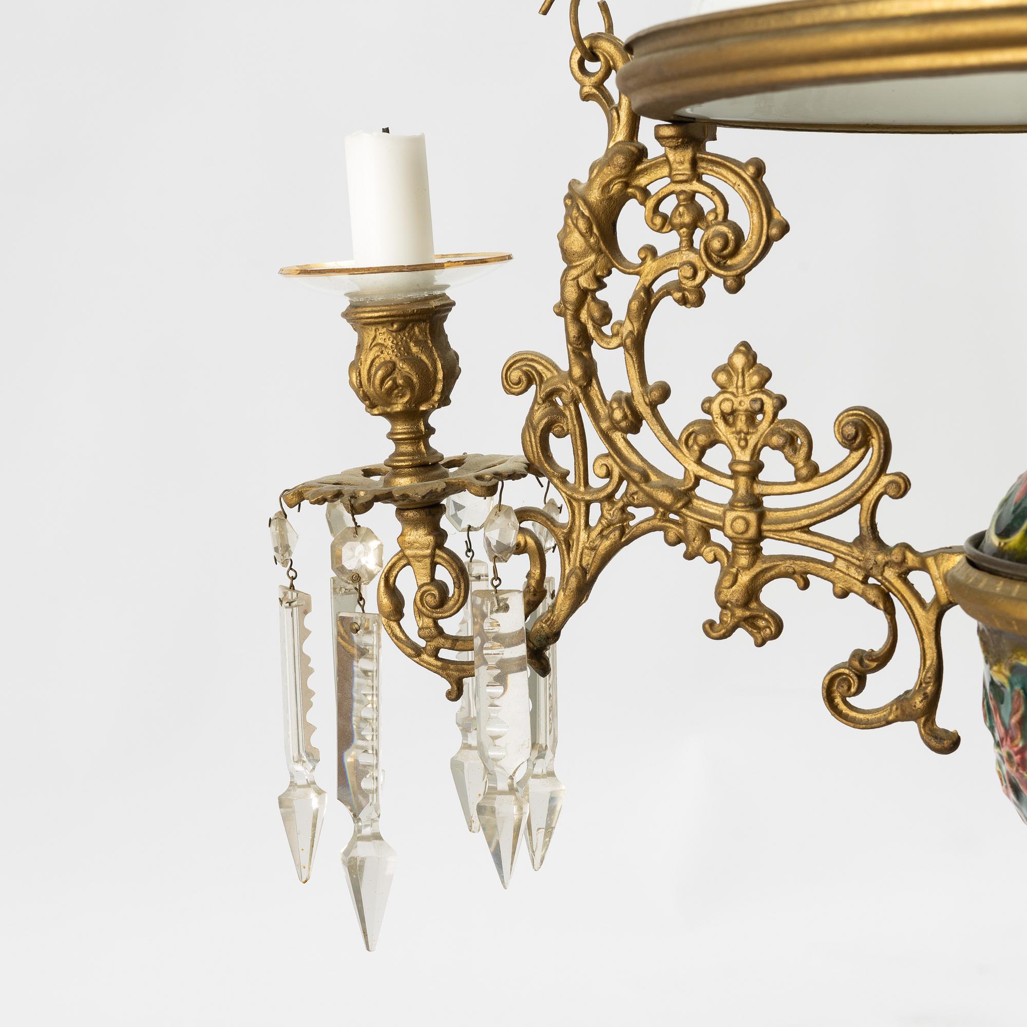 Takfotogenlampa, jugend, omkring 1900.