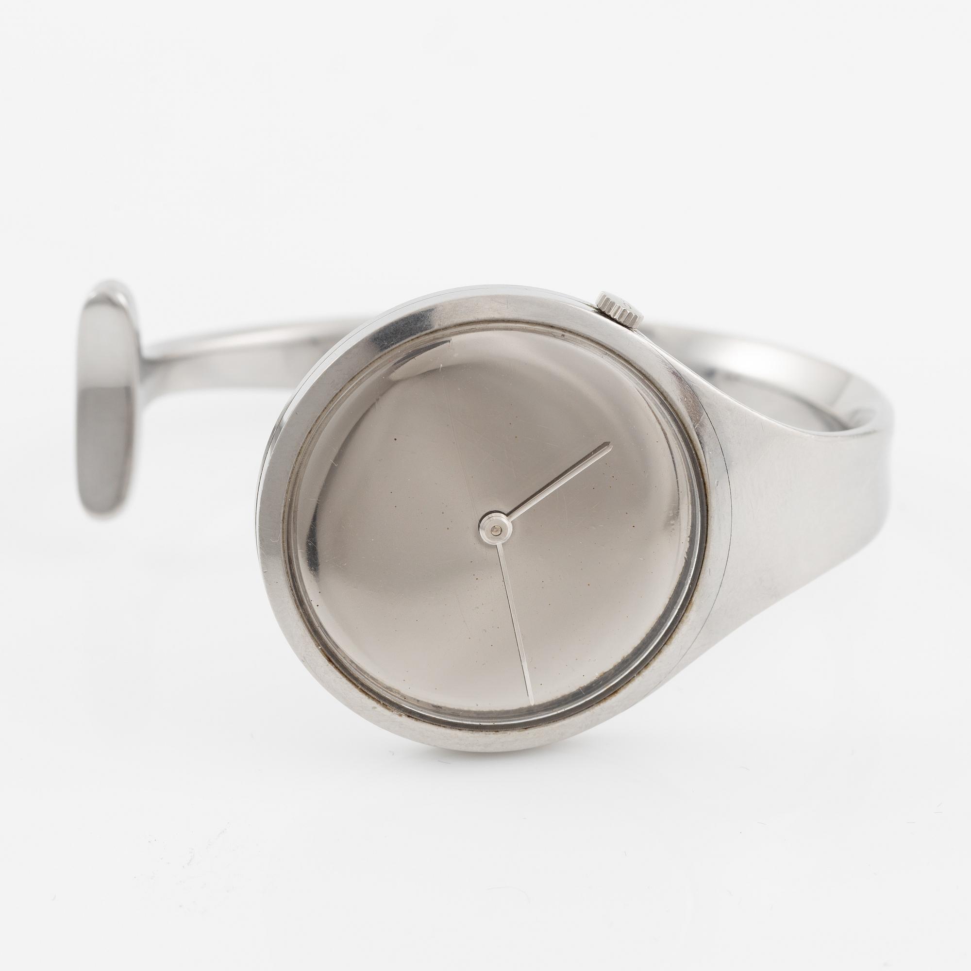 Georg Jensen, "L.U.Chopard & Cie", design Vivianna Torun Bülow-Hübe , armbandsur, 33 mm.