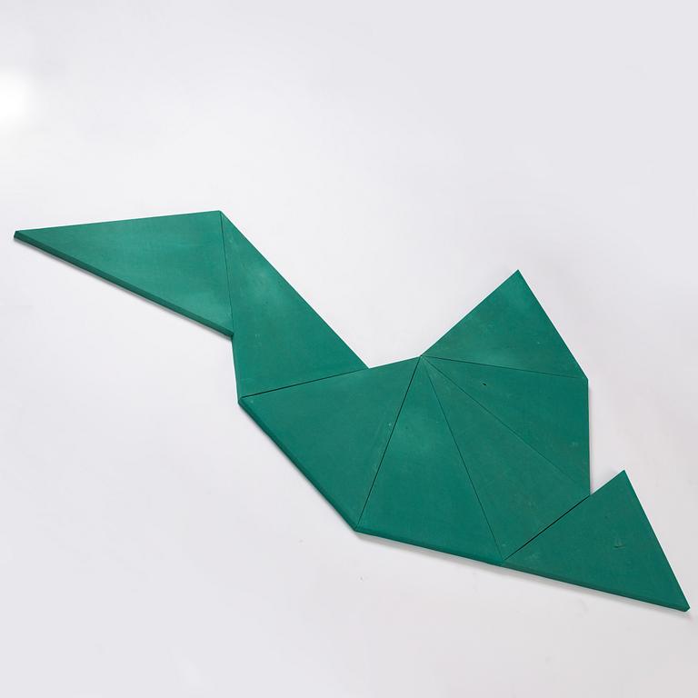 Alek O, streched cotton fabric from a reused parasol, 2011.