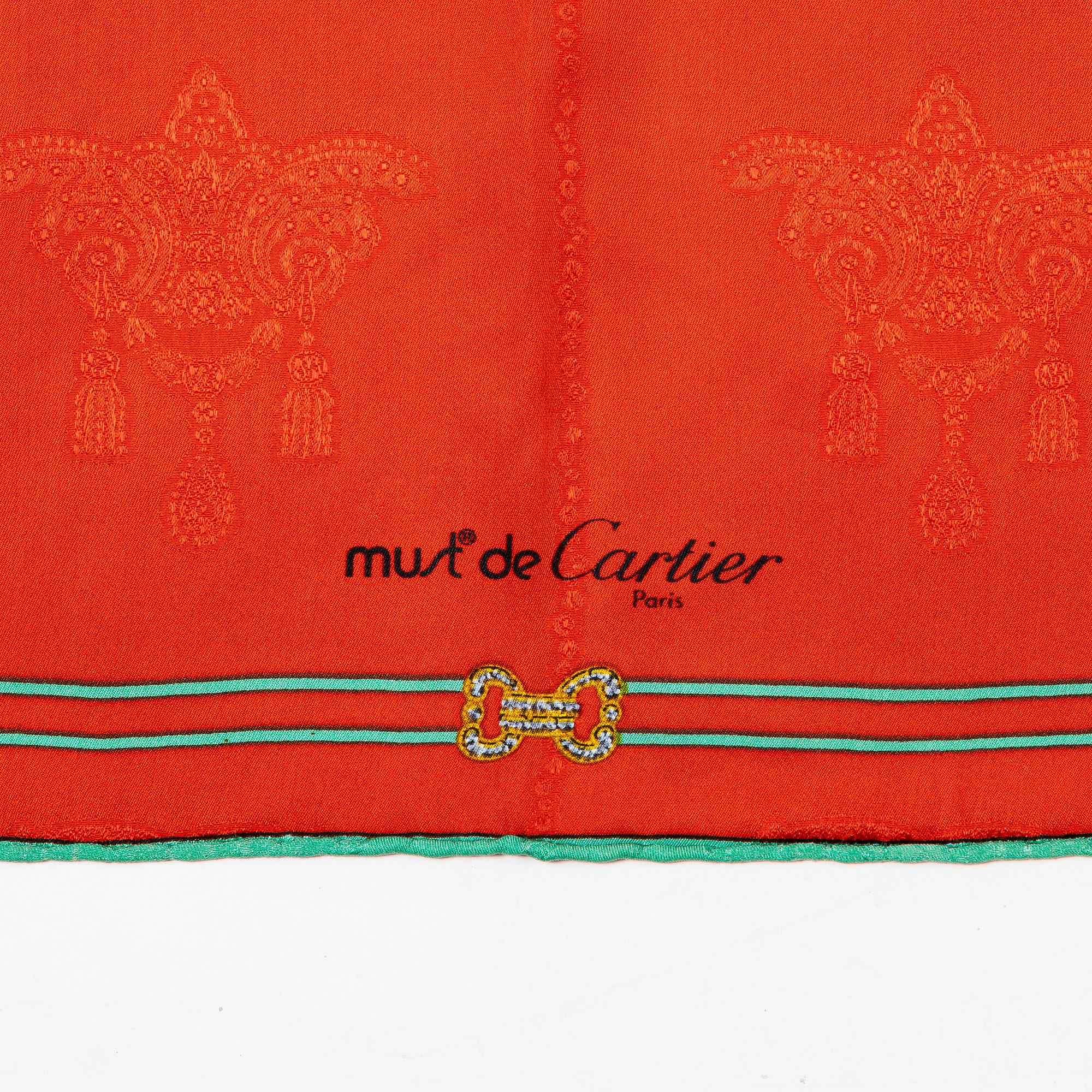 Cartier, scarves, 2 pcs.