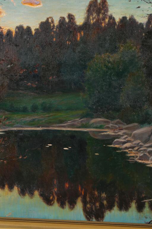 CARL WALDEMAR OLSON, olja på duk, signerad C Olson och daterad -02.