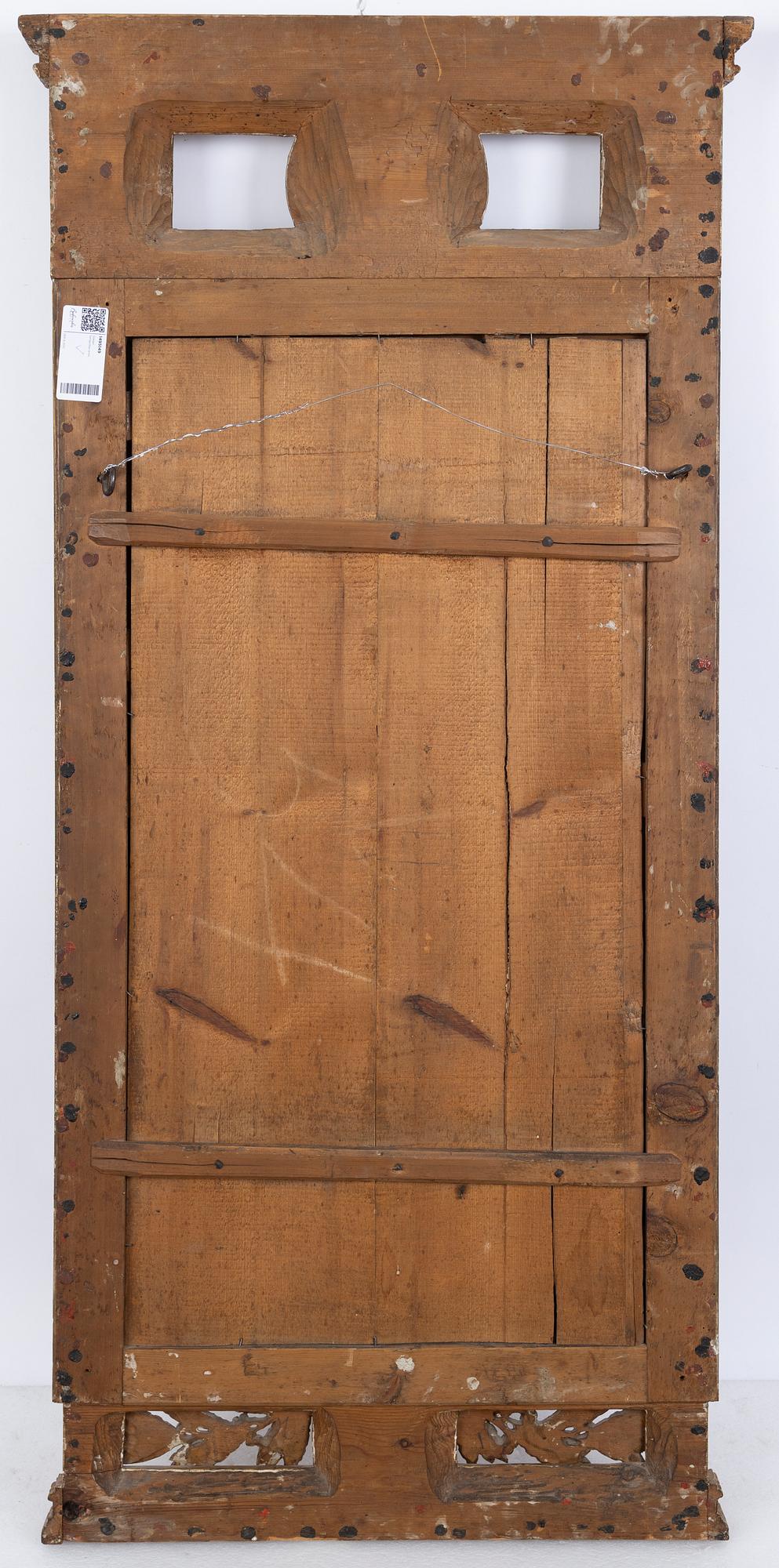 A late Gustavian mirror, circa 1800.