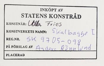 ULLA FRIES, Etching, signed 78/90.