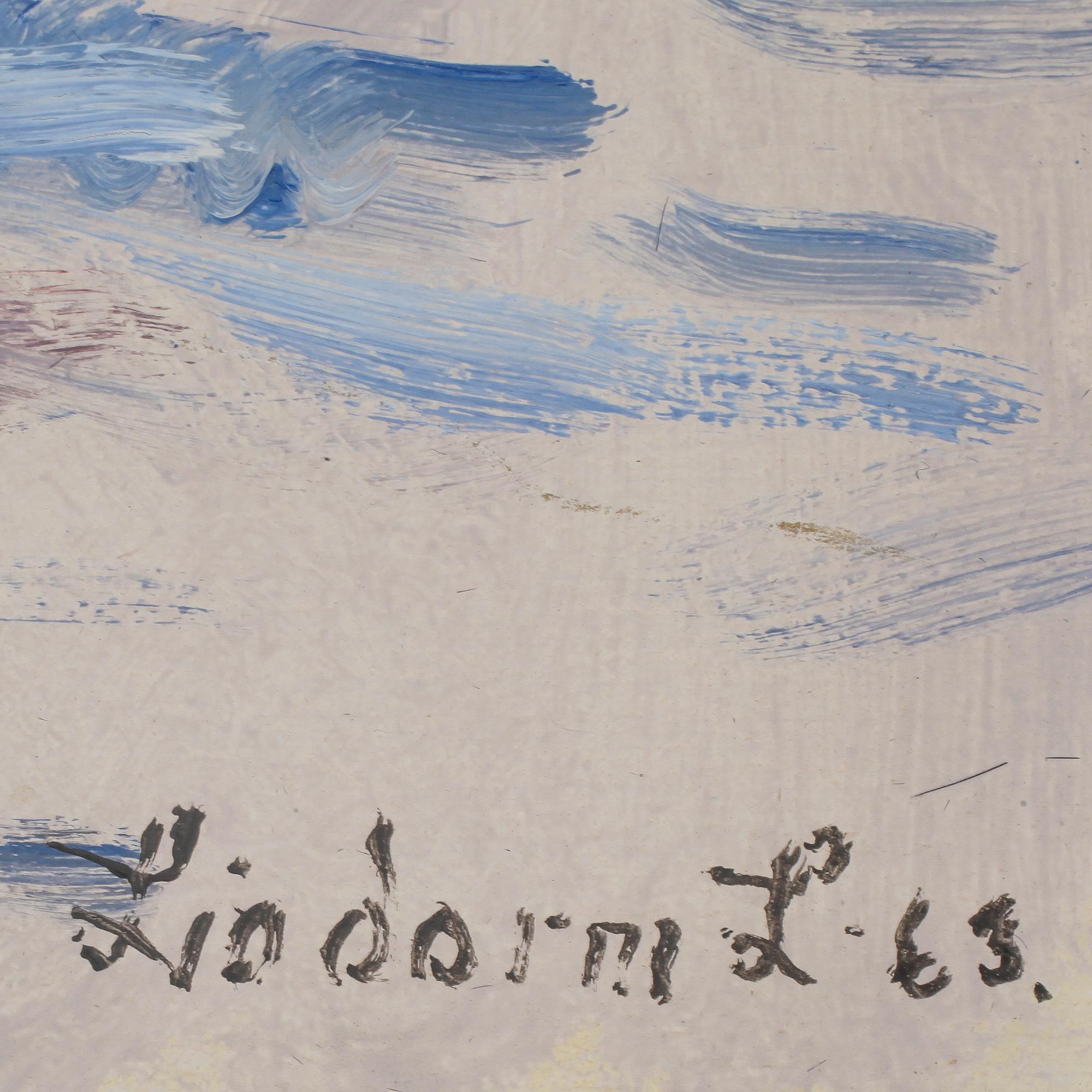 LINDORM LILJEFORS, olja på pannå, signerad och daterad -63.