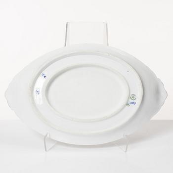 Royal Copenhagen, terrin med lock och fat, "Musselmalet", Danmark, 1889-1922.