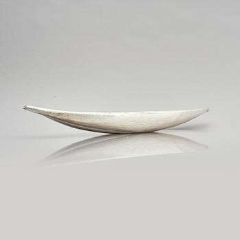 Tapio Wirkkala, a silver bowl, model TW9, marked TW, Kultakeskus, Hämeenlinna 1978.
