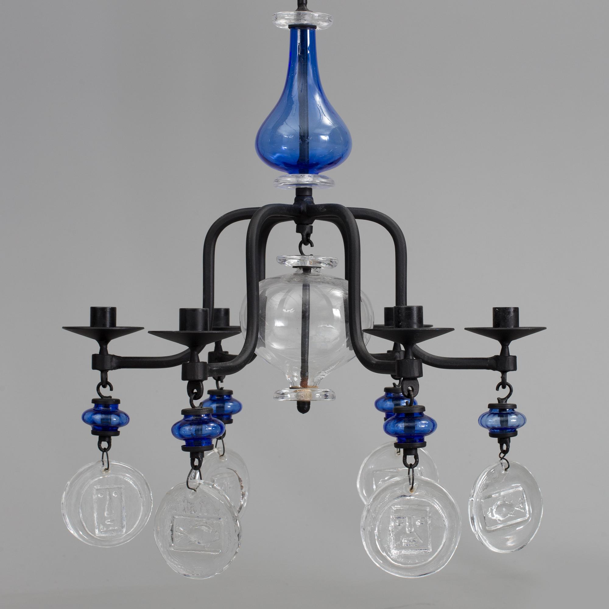 ERIK HÖGLUND, ljuskrona.