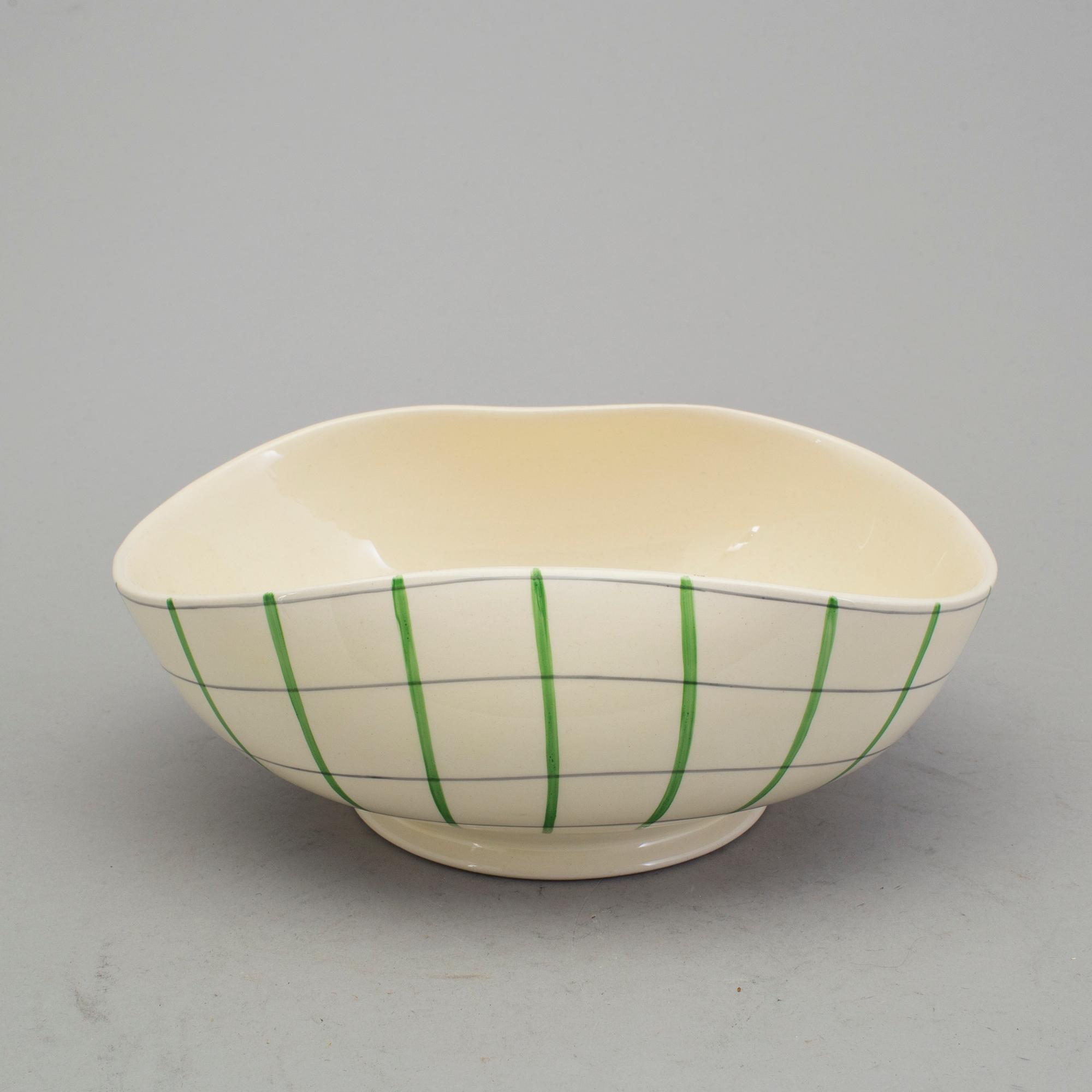 WILHELM KÅGE, servis 37 delar. Flintgods "Spaljé", Gustavsberg.