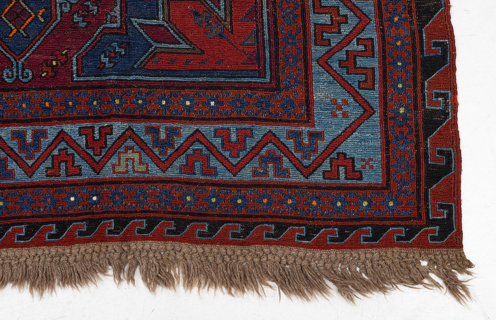 A semi-antique Sumak, probably Caucasian, c. 365 x 249 cm.