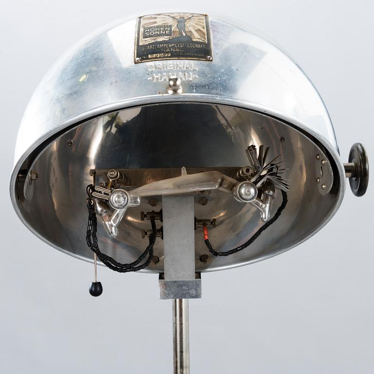 1930s Original Hanau Sun Lamp Höhensonne by Quarzlampen-Gesellschaft, Hanau.