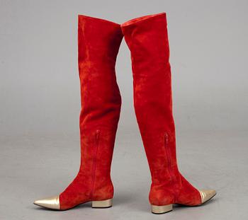 SKOR, stövlar, Versace.