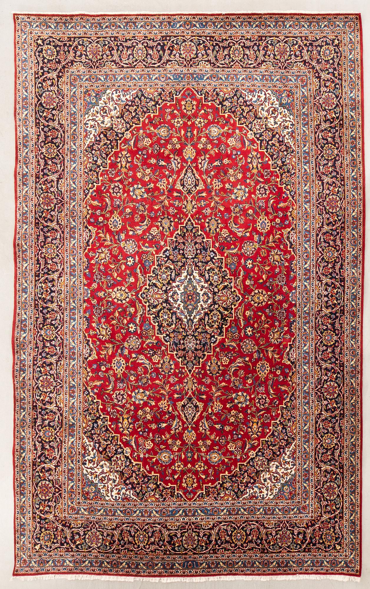 Keshan rug semi-antique, approx. 390x295 cm.