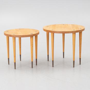 Coffee tables, 2 pieces, Trä Tina, late 20th century.
