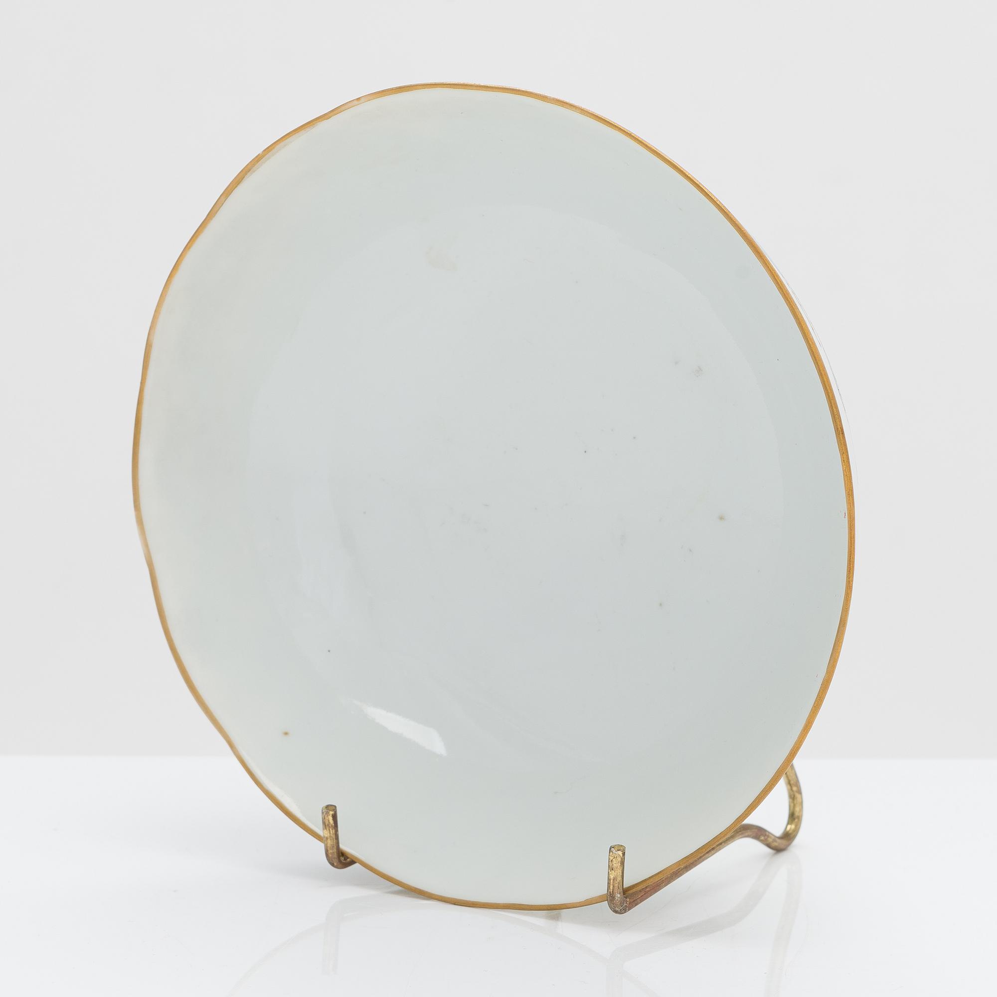 Kulho, posliinia, Kiina, Qing-dynastia, 1800-luku.