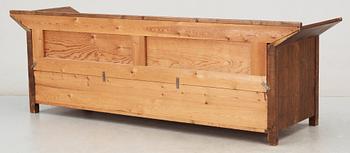 A stained birch sofa, possibly by Axel Einar Hjorth, Sweden 1930-40's.