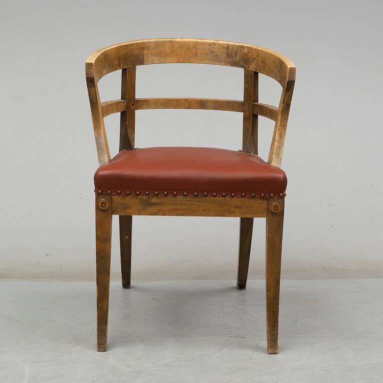 An early 20th century armchair.