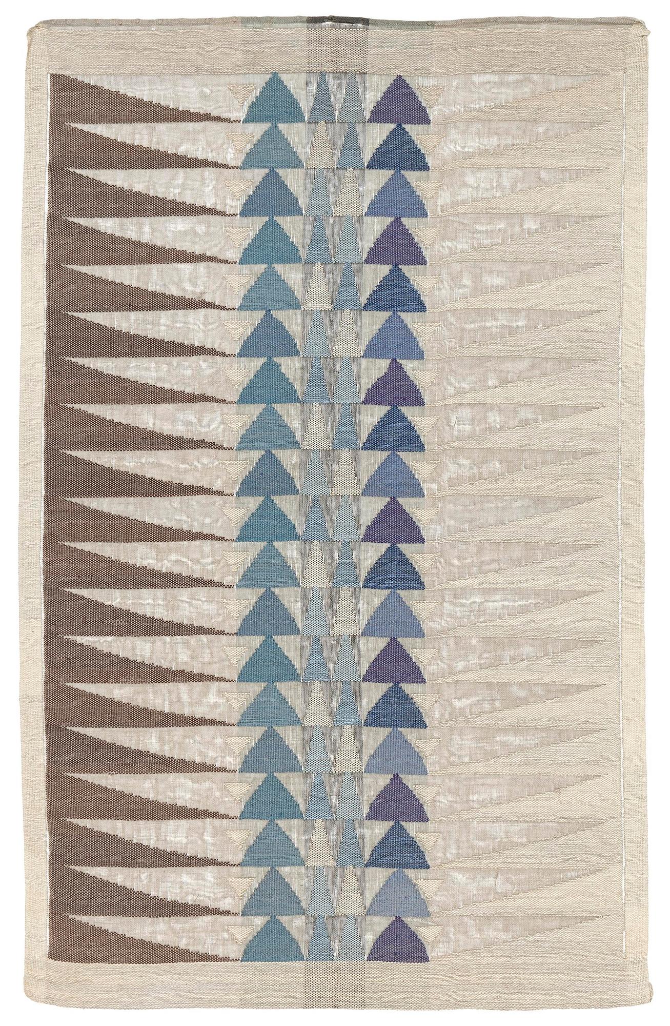Kerstin Mauritzson, a drape, flat weave, c. 220 x 139 cm, unsigned.