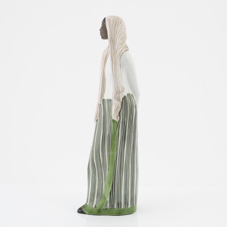 Mari Simmulson, figurin, stengods, Upsala Ekeby.