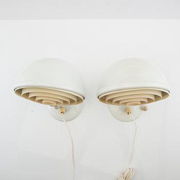 Knud Christensen wall lamps, a pair for Elit Denmark, latter part of the 20th century.