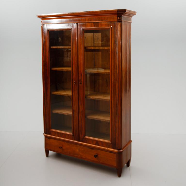 BOKSKÅP, sent 1800-tal.