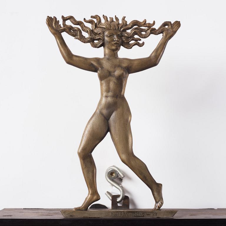 David Wretling, väggur, Swedish Grace, Firma Otto Wretling, Umeå 1927.