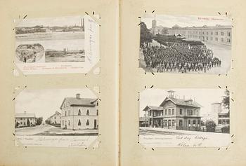 BREFKORTSALBUM, omkring år 1900.