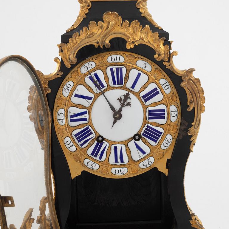 A Swedish rococo-style striking bracket clock, later part 19th century.