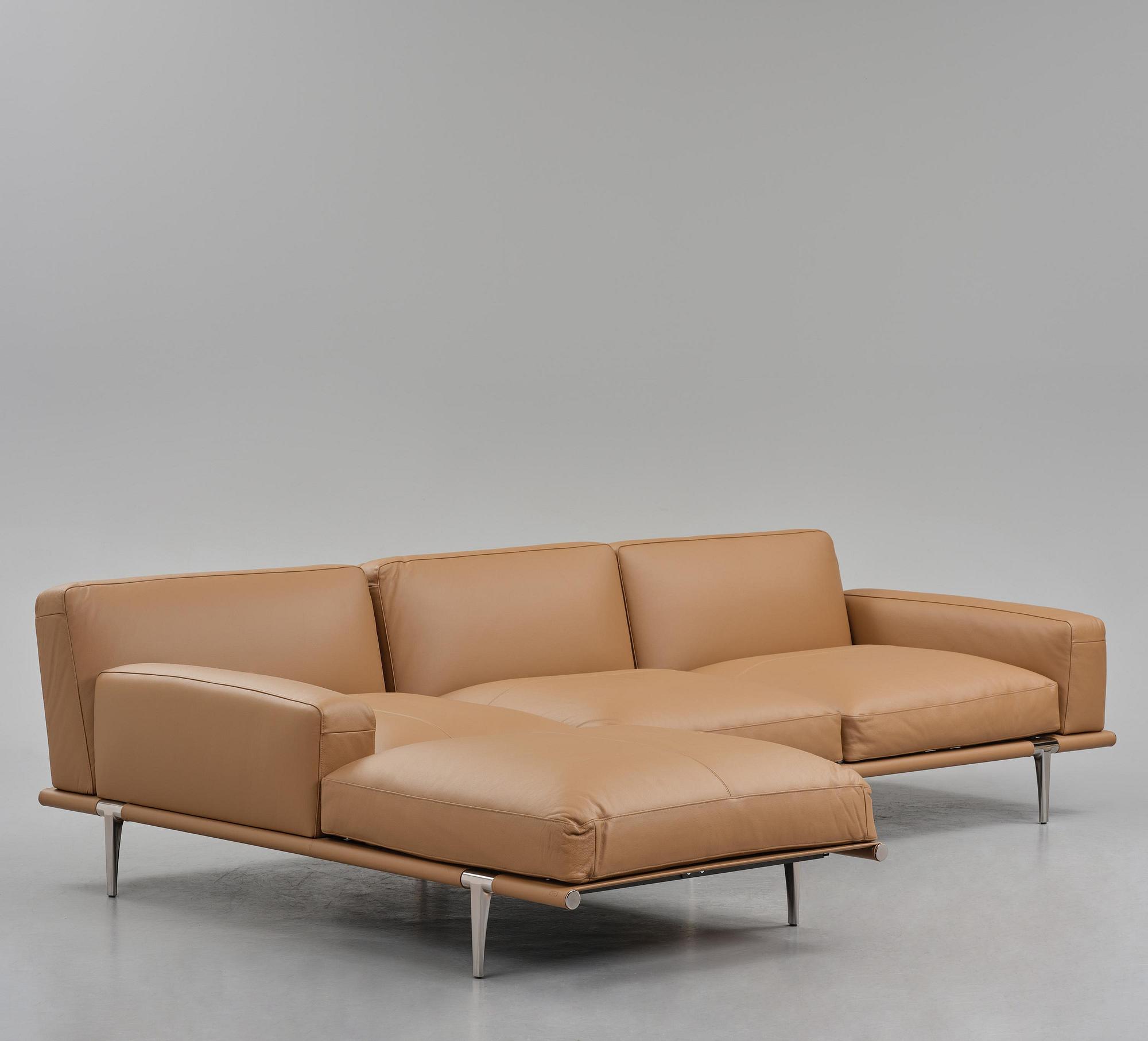 Ludovica Serafini & Roberto Palomba, a "Let it Be" sofa, Poltrona Frau, Italy, 2025.