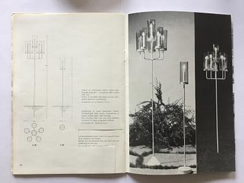 Hans-Agne Jakobsson, golvkandelaber, modell, ”L38”, Hans-Agne Jakobsson AB, Markaryd, 1950-60-tal.