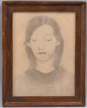 Helene Schjerfbeck, "HYVINKÄÄN TYTTÖ".