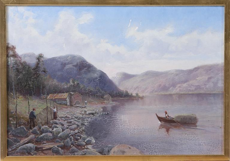 OTTO GRIPENSVÄRD, olja på duk, sign.