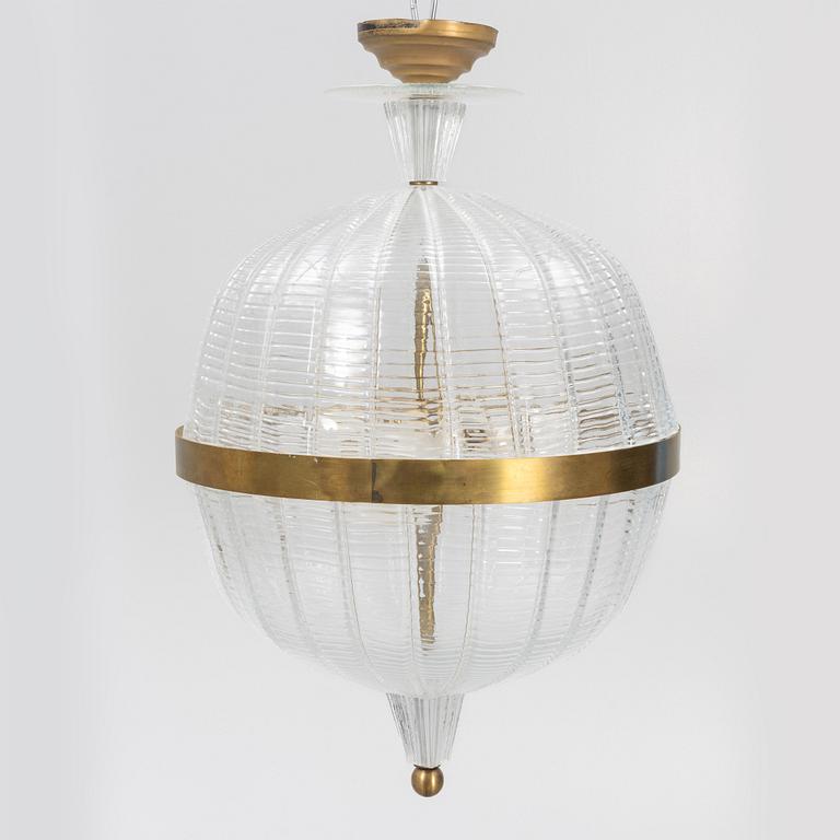 A ceiling lamp, probably Italy, 1960s-70s.