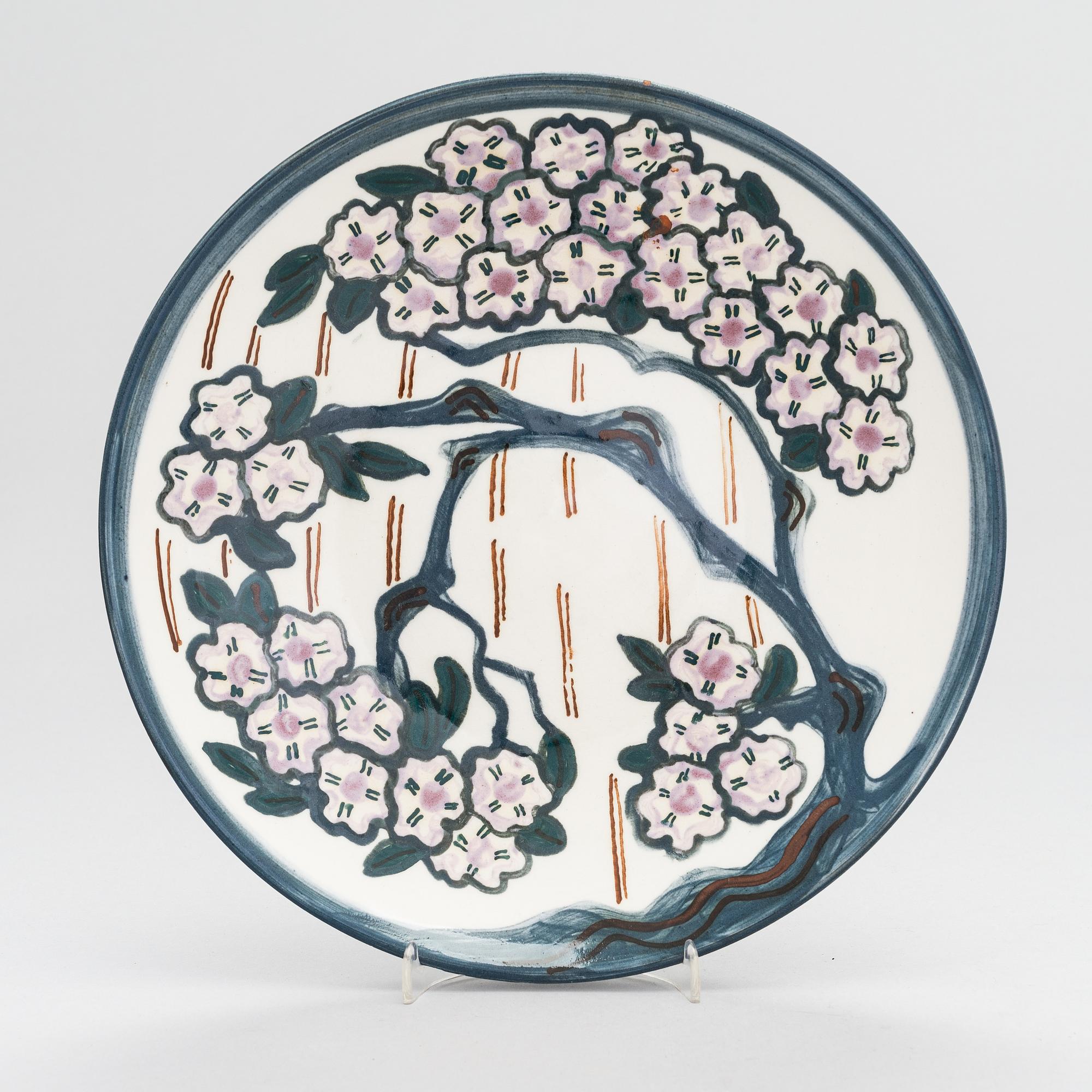 Elin Juselius, malja, signeerattu EJ Arabia.