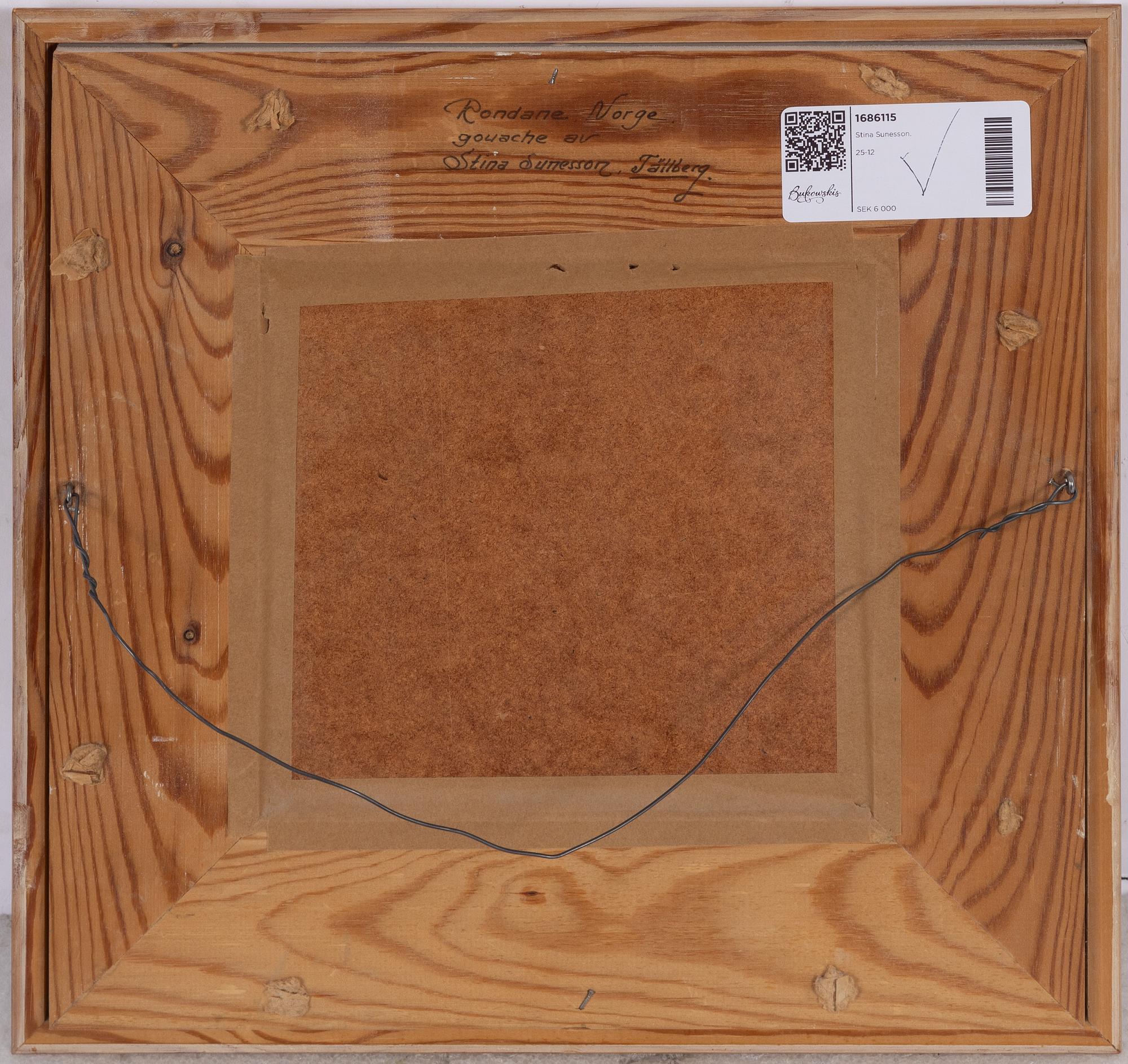 Stina Sunesson, "Rondane, Norge".