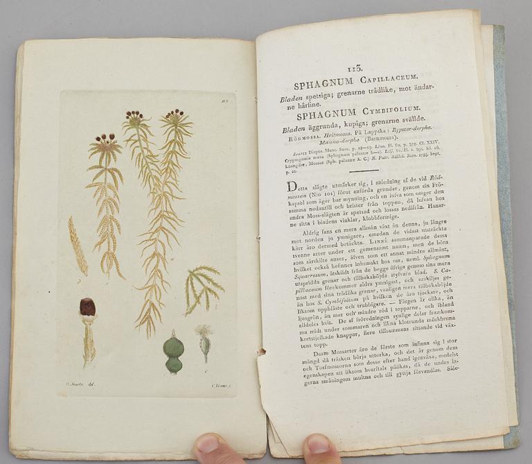 JOHAN WILHELM PALMSTRUCH, "Svensk Botanik, vol I-V. 1803-1805.