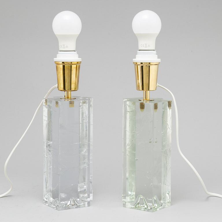 TIMO SARPANEVA, bordslampor, ett par, "Arkipelago". För Iittala.