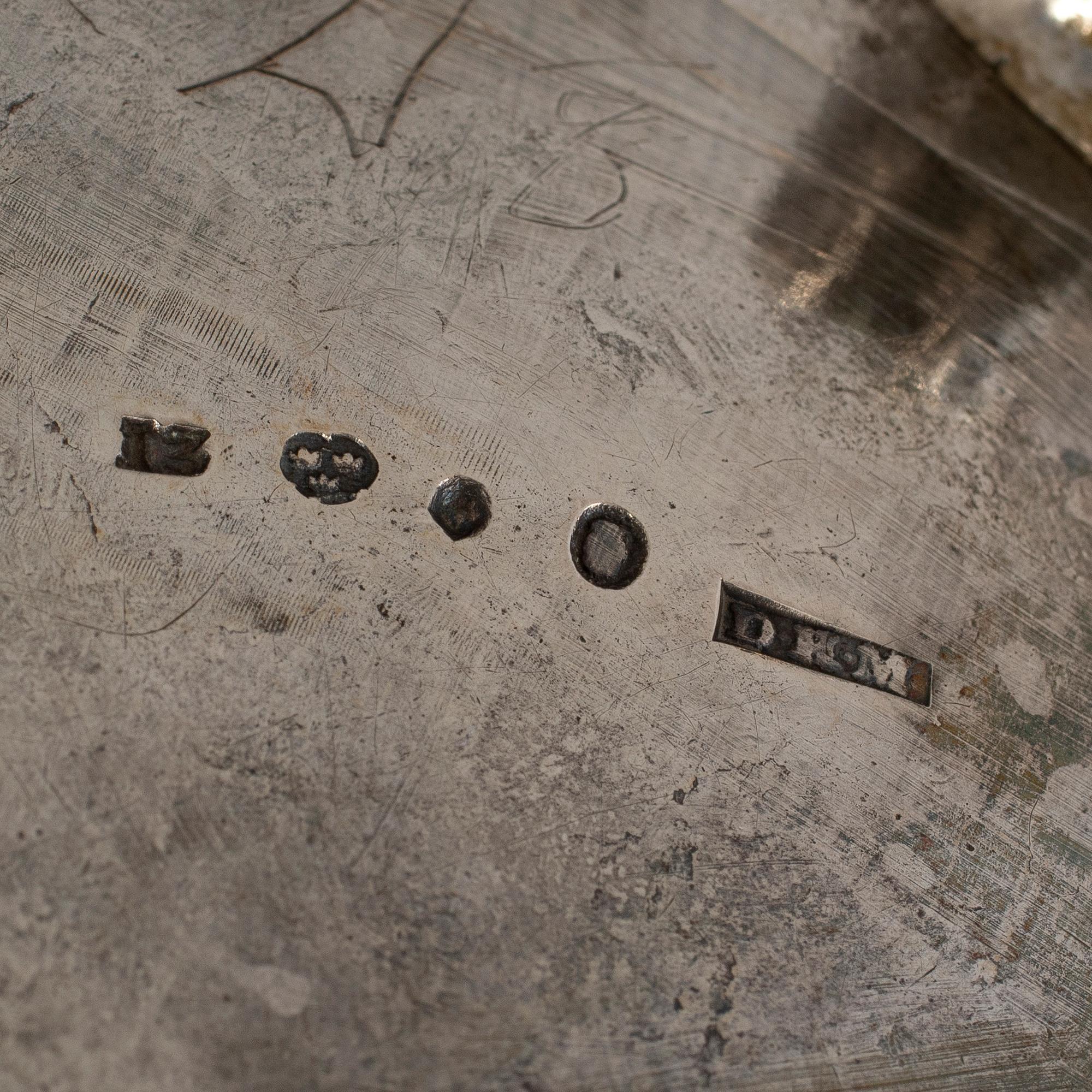 A Swedish early 19th century silver coffee-pot, mark of Daniel Hallman, Stockholm 1815.