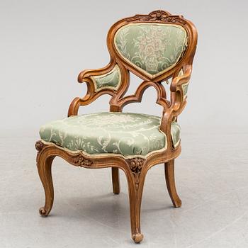 KARMSTOL, Nyrokoko, 1800-talets slut.