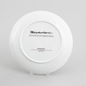 Robert Rauschenberg, tallrikar, 5 st, exclusive edition för Guggenheim Museum, USA, 1997.