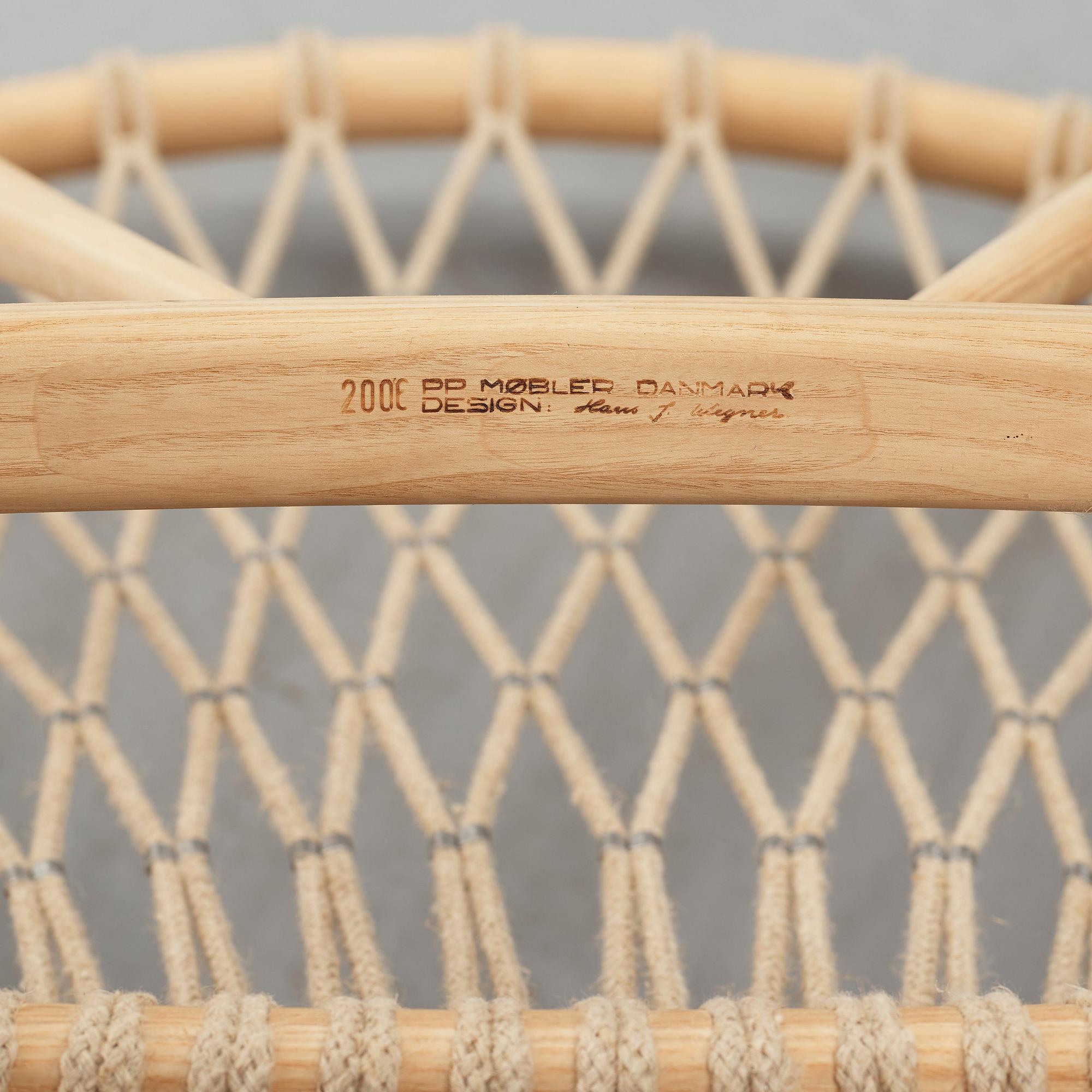 HANS J WEGNER, an easy chair, "Cirkelstolen", "PP130", P.P møbler, Denmark, 2006.