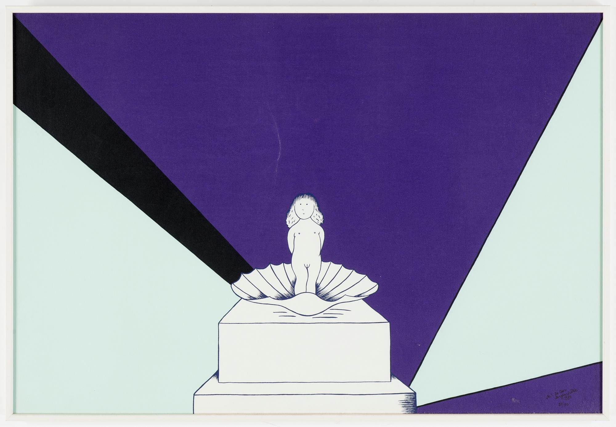 MARIE-LOUISE EKMAN, serigrafi, 1980, signerad och numrerad 20/70.