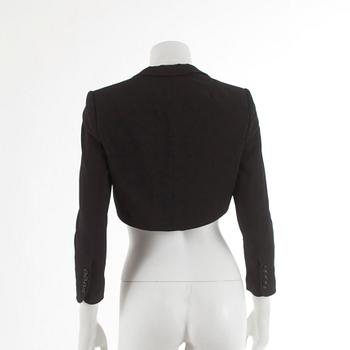 DOLCE & GABBANA, a black bolero. Size italian 40.