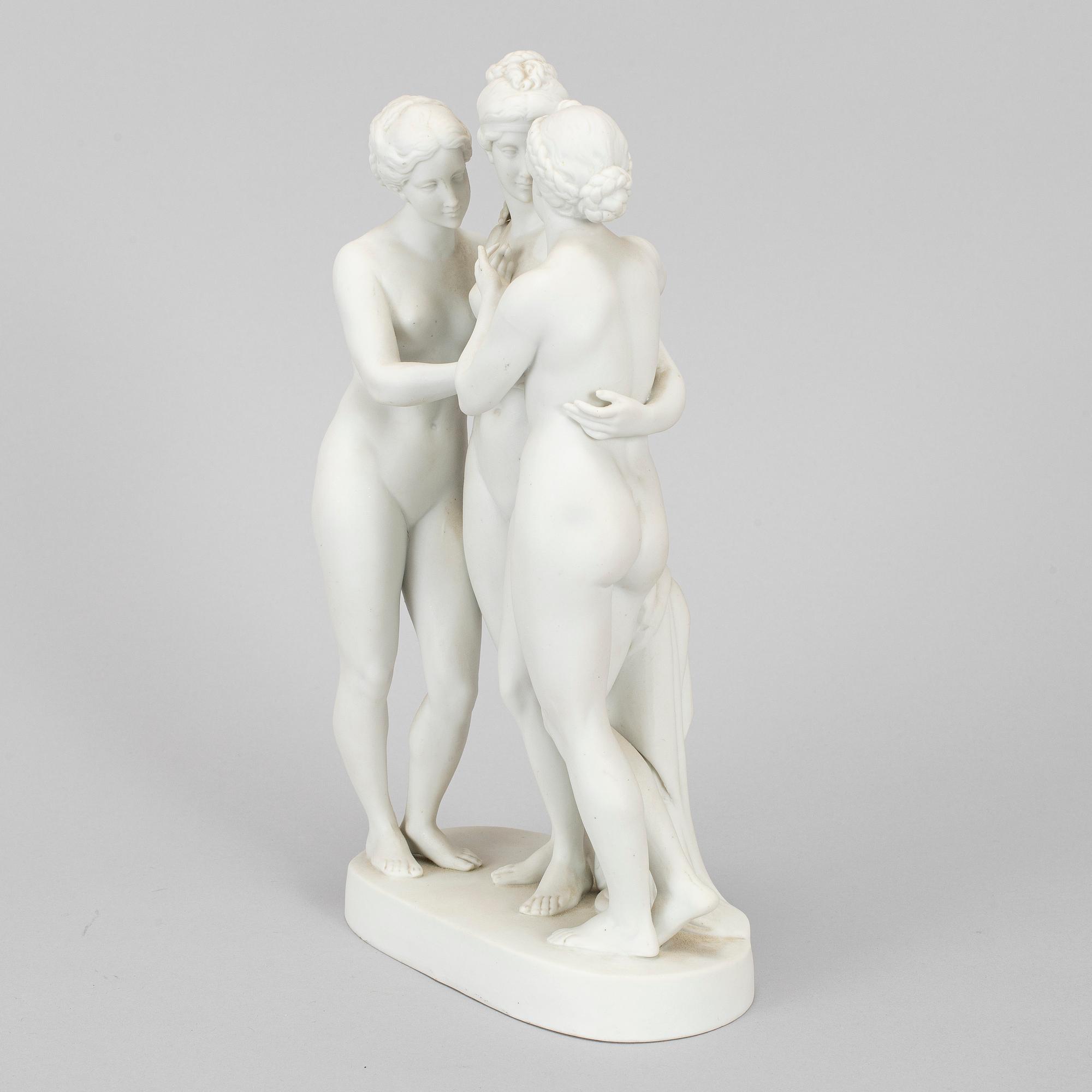 A porcelain figurine, Three Graces.