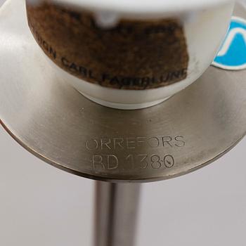 GOLVLAMPA, RD1380, Carl Fagerlund, Orrefors, 1900-talets mitt.