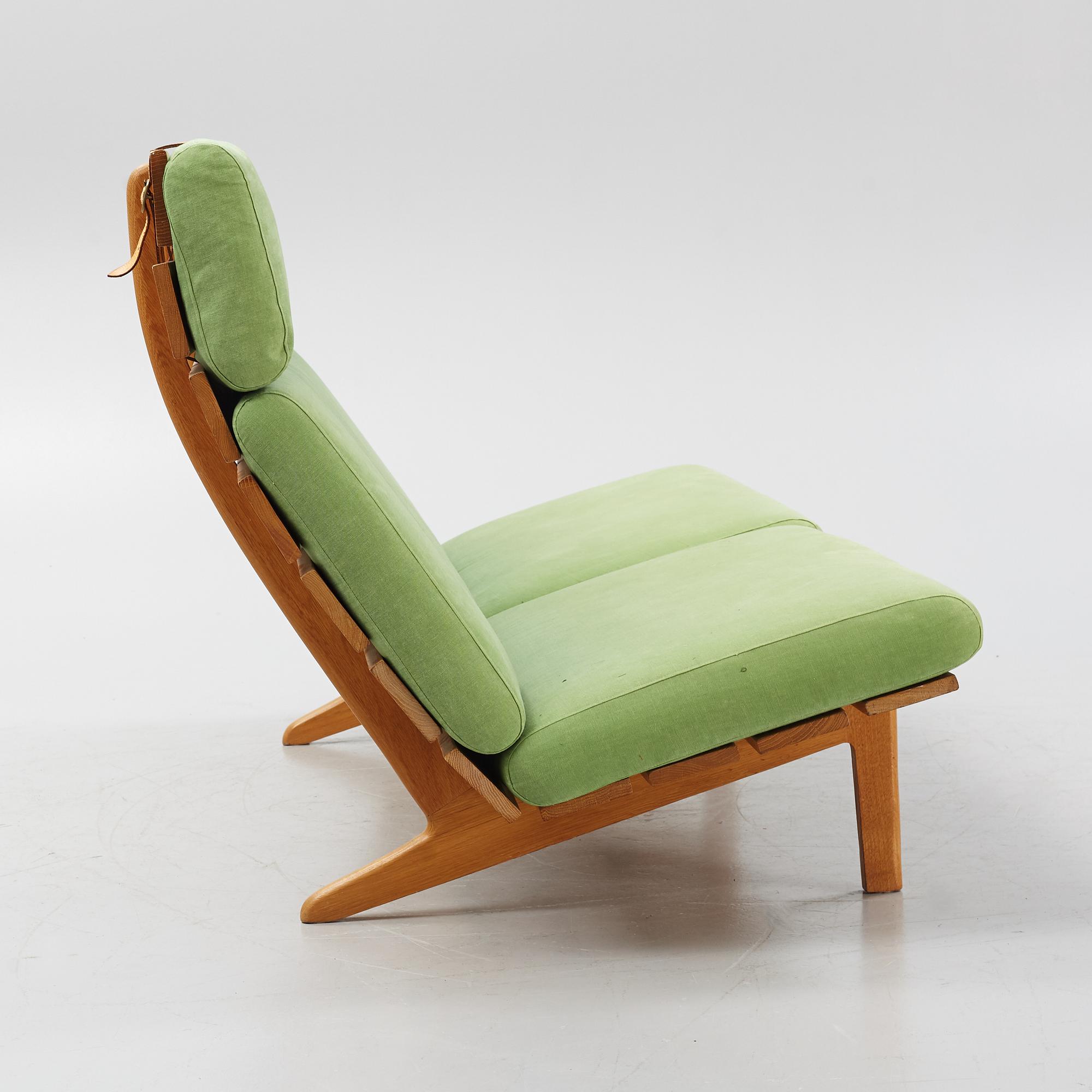 Soffa med fotpall, Erik Jørgensen Møbelfabrik, Danmark.